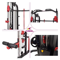Máquina Smith de Acero para Fisicoculturismo, Entrenamiento de Fuerza y Ejercicios de Dominadas para Gimnasio