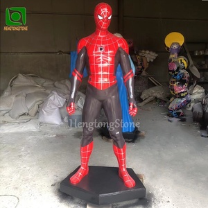 2025 nuevo diseño decorativo de fibra de vidrio Spider Man estatua resina dibujos animados Spider-Man escultura - Product Image 6