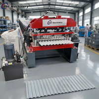 Machine automatique de formage de rouleaux de tôles pour bacs de jardin surélevés en métal hydraulique, avec roulement à engrenages, 1200 mm, contrôle PLC, haute productivité pour
