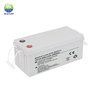 כוכב שמש בית מערכת סולארית מחזור ארוך 12V 50Ah 100Ah 200Ah אחסון ביתי סוללת עופרת חומצה