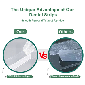 Bandes blanchissantes pour les dents en marque privée - Qualité professionnelle 5 nuances plus blanches |   Emballage personnalisé, logo accepté - Product Image 5