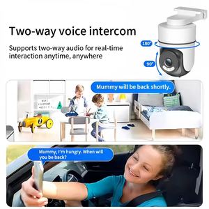 ワイヤレスWiFiパンチルトインテリジェント監視カメラホームセキュリティリモートネットワークビデオレコーダースマートカメラWifi - Product Image 5
