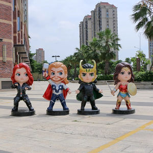 Escultura de Personaje de Marvel en Relieve de Dibujos Animados 2026, Modelo de Spider-Man de Hierro, Personaje de Anime de <span class=keywords><strong>Hulk</strong></span>, Resina de Fibra de Vidrio, Decoración para Exteriores - Product Image 4