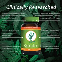 OEM Private Label Reine Spirulina-Tabletten Veganes Supernahrungsergänzungsmittel für Immun- und Herz-Kreislauf-Gesundheit