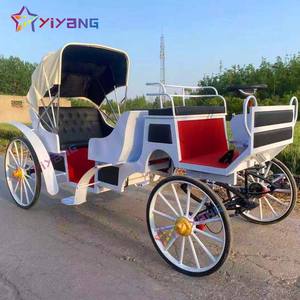 Dernier prix d'usine <span class=keywords><strong>chariot</strong></span> touristique/belle charrette à chevaux avec auvent/char unique - Product Image 1