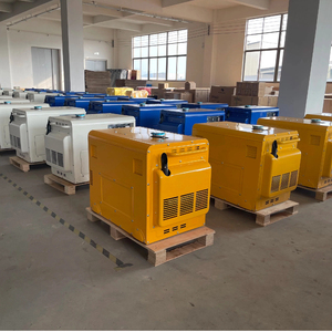 Générateur magnétique silencieux portable de 5 kW, 8 kW, 10 kW, 12 kW, 15 kW, idéal pour usage domestique, avec roues et poignée DG12000SE Portable Diesel - Product Image 4