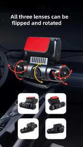 Phía Trước Và Phía Sau <span class=keywords><strong>Wifi</strong></span> GPS 4 Máy Ảnh Ghi Âm <span class=keywords><strong>DVR</strong></span> Với 1080P Ống Kính 360 Độ Dashcam 4K Vòng Lặp Ghi Âm Ứng Dụng Điều Khiển Xe Hộp Đen - Product Image 6