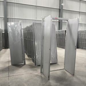 Fourniture d'usine <span class=keywords><strong>Porte</strong></span> en acier coupe-feu de <span class=keywords><strong>90</strong></span> minutes avec ouverture latérale de surface finie en verre coulissant pour utilisation dans le hall d'appartement d'entrepôt - Product Image 1