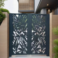 Serrure à poignée en fer forgé dernières conceptions de porte principale déverrouillage d'empreinte digitale Pivot moteur coulissant vanne fenêtre poignées de porte en métal