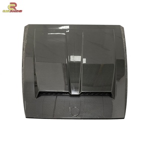 Kit de Carrocería Estilo B para G Wagon G63 G500, Clase G W464 Año 2019, de Fibra de Carbono Seca, Incluye Capó, Alerón de Techo, Alerón Trasero y Cubierta de Neumático Trasero - Product Image 6