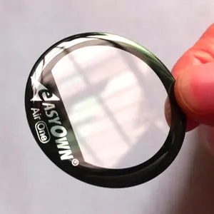 Boro silikat kratz feste optische asphärische Linse für Taschenlampen Kunden spezifische runde optische OEM-Flachglas linsen 3 Jahre 89 HLX