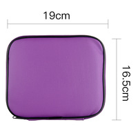 Ensemble d'aiguilles à tricoter circulaires interchangeables, 13 paires, détachables, avec sac de rangement doux violet pour tricoter des pulls, des écharpes, du tissage DIY