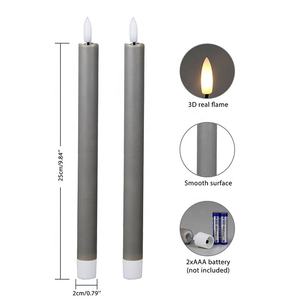 ديكور الزفاف 3D لهب حقيقي البلاستيك تفتق أبيض وردي بطارية عديمة اللهب تعمل مع مؤقت - Product Image 2