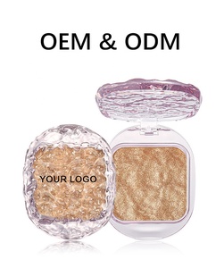Tùy chỉnh nhãn hiệu riêng Highlighter bột tự nhiên nhấp nháy đường viền long lanh Eyeshadow khuôn mặt Highlighter bán buôn - Product Image 6