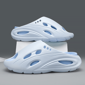 รองเท้าแตะลำลองผู้ชายแฟชั่นดีไซน์ใหม่ประจำฤดูร้อนปี 2025 รองเท้าสไลด์ EVA รองเท้ากีฬาโฟมแบบสั่งทำพร้อมโลโก้สำหรับผู้ชาย - Product Image 2