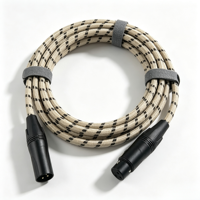 Câble audio OEM haute puissance à conducteur en cuivre, 3 broches XLR mâle-femelle, gaine tressée, pour haut-parleur multimédia, microphone, éclairage de scène