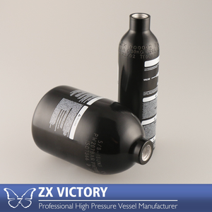 Zx áp lực cao 9oz 12oz 16oz 20oz 24oz iso7866 PCP nhôm paintball Tank xi lanh CO2 chai hPa Tank Air Tank - Product Image 2