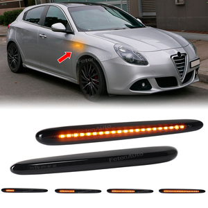 Frecce Laterali Dinamiche a LED per <span class=keywords><strong>Alfa</strong></span> Romeo Giulietta Tipo 940 Veloce <span class=keywords><strong>Sprint</strong></span>, Nuovi Ricambi Auto con Indicatore di Direzione - Product Image 1