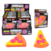Vente directe d'usine en gros Squeezza Pizza Squishy, jouet souple pour les doigts, balle anti-stress pour enfants et adultes, jouet pour soulager l'anxiété