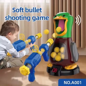 Pistola ad Aria Compressa con Palline di Schiuma, Gioco di Tiro al Bersaglio per Due Giocatori, Effetti Sonori, Giocattolo Educativo per Bambini - Product Image 6