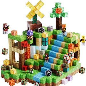 Set de Bloques de Construcción Minecraft, Bloques Magnéticos de 100-200 Piezas, Juguete Educativo para Adolescentes, Regalo DIY - Product Image 2
