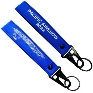 <b>Custom</b> Woven Fabric Short Carabiner Keychain Clip Ring Hook Strap Wrist Lanyard Car Motorcycle <b>Key</b> Chain With Logo - Product Image 4