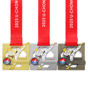 Medallas de Karate 3D únicas de aleación de Zinc 2025, medallas de <span class=keywords><strong>artes</strong></span> <span class=keywords><strong>marciales</strong></span> de esmalte suave/Medallas de Taekwondo, medallas personalizadas con <span class=keywords><strong>cinta</strong></span> - Product Image 2
