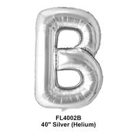 Ballons en feuille de lettres de 40 pouces, or et argent, écologiques et durables, pour les décorations de fête de remise de diplôme et de Pâques, vente en gros