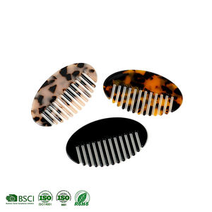 Peine y Pinza para el Cabello Ovalados de Carey de Lujo, Personalizados, Unisex, Material de Acetato, Accesorio de Moda Personalizado de Alta Calidad para Chicas - Product Image 6