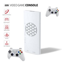 Console de jeu PS2 dernière génération 128 Go, plus de 35 simulateurs avec jeux rétro classiques 3D, qualité supérieure, lecteur de jeux G99, prend en charge les deux joueurs