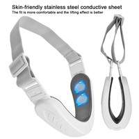 Ceinture de lifting du visage électrique anti double menton avec technologie de vibration, appareil amincissant pour le visage, raffermissement et rajeunissement de la peau