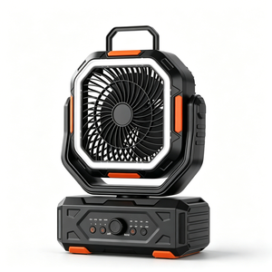Ventilateur de table économique orange, ventilateur de table électrique mignon pour la maison, ventilateur de table extérieur pour le bureau - Product Image 2