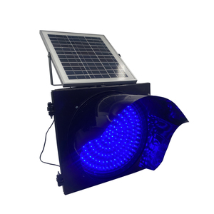 Venta de fábrica, energía Solar IP65, luz intermitente de advertencia de tráfico roja inalámbrica, 300mm, 200mm, señal solar para peatones, <span class=keywords><strong>precio</strong></span> de luz de baliza - Product Image 4