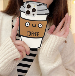 <span class=keywords><strong>Funda</strong></span> de teléfono con taza de café 3D de dibujos animados divertidos para <span class=keywords><strong>iPhone</strong></span> 15 <span class=keywords><strong>Pro</strong></span> <span class=keywords><strong>Max</strong></span> 14Pro 13 12 <span class=keywords><strong>11</strong></span> 3D <span class=keywords><strong>Funda</strong></span> de silicona suave - Product Image 3