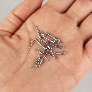 ห่วงเชื่อมต่อสายเบ็ดตกปลาแบบหมุนได้ รูปเลขแปด ไม่มีปม ยี่ห้อ Aohu ทำจากสแตนเลส ขนาด 8 มม. - Product Image 1