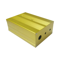 Boîtier en aluminium extrudé sur mesure OEM, amplificateur audio, instrument électronique, boîtier en aluminium anodisé, dissipateur de chaleur