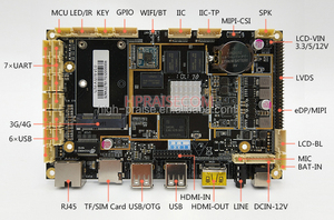บอร์ดแอนดรอยด์ Rockchip 3288 พร้อมพอร์ต USB 6 ช่อง สำหรับเครื่องคีออสก์และเครื่อง POS - Product Image 2