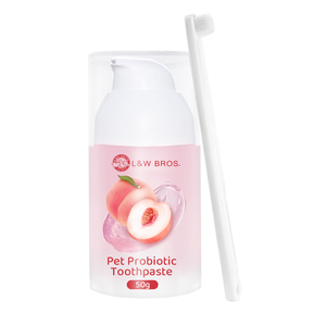 Factory Wholesale 50g Chicken/Fish Flavour Dog Dental Care Probiotic Pet <b>Cat</b> Dog Toothpaste - Product Image 1