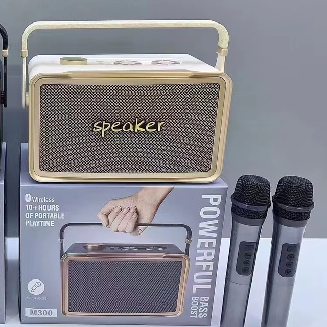 Portable 30W Mini Wireless Speaker High Sound Quality Low Delay Battery Operated for Home Theatre Karaoke Cars WiFi Connectivity