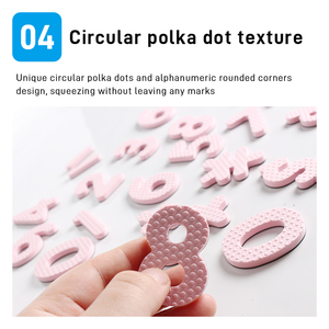 Vente Jouets de bain éducatifs unisexe 26 pièces en mousse EVA souple Alphabet lettres 10 chiffres mélange magnétique perles anglaises en plastique colorées - Product Image 5