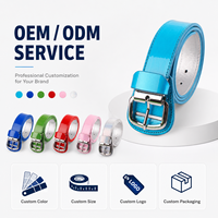 Ceinture de baseball/softball personnalisée pour jeunes, en PU brillant, pour uniforme d'équipe, pour filles, fournisseur en gros OEM ODM