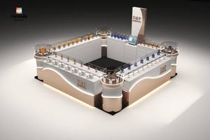 Vitrinas de Exhibición de Perfumes Modernas, de Lujo, Ecológicas, de Madera y Metal Refinados y Personalizados |   Kioscos Personalizados con Diseño de Tienda Completo - Product Image 6