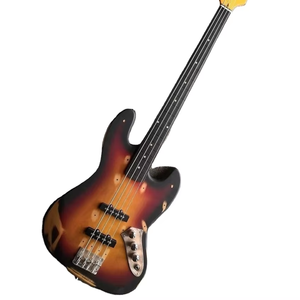 Weifang Rebon 4 corde JB vecchio tipo <span class=keywords><strong>vintage</strong></span> basso elettrico chitarra - Product Image 1