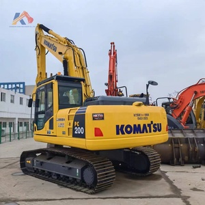 Mini-excavatrice Komatsu pc200-8n1 de 20 tonnes d'occasion, peu d'heures de fonctionnement, fiable pour la construction et l'aménagement paysager, équipement Komatsu d'occasion - Product Image 1