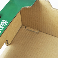 Herbruikbare, milieuvriendelijke, biologisch afbreekbare verpakking van kartonnen bakjes voor huisdierenvoer, met matte laminatie, offsetdruk, goudfolie hetefolieverwerking en embossing.