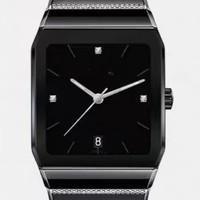 Montre Homme Noire OEM de Luxe avec Bracelet en Céramique pour Affaires