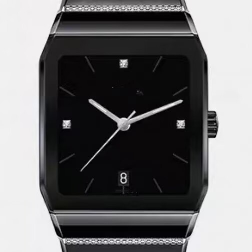 OEM Key Words Black Men Watch Business WristWatches Luxury Ceramic Straprunner Being