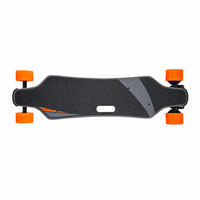 Longboard électrique portable à double moteur, planche en érable de 9,5 pouces, feu arrière intégré, longue autonomie, E-Skateboard pour les trajets urbains