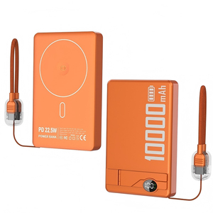 Banque d'Alimentation Magnétique Sans Fil <span class=keywords><strong>3</strong></span>-en-1 5000mAh 10000mAh Sûre, Chargeur Portable avec Câble USB-C, Batterie Externe à Charge Rapide PD 20W - Product Image 6
