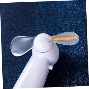 Ventilador de Mano Portátil Recargable de Tres Velocidades con Mensaje LED Personalizado, para Uso en Exteriores y en el Hogar, Funciona con Batería - Product Image 3